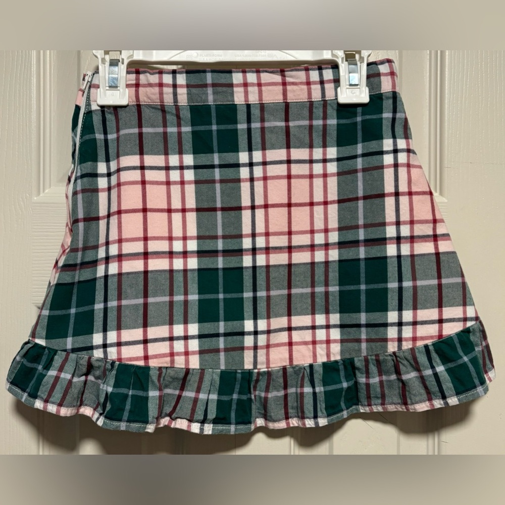 Janie and Jack Plaid Ruffle Skirt - Picture 3 of 10